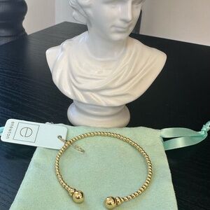 Enewton classic gold 3mm bead cuff - gold *NWT*